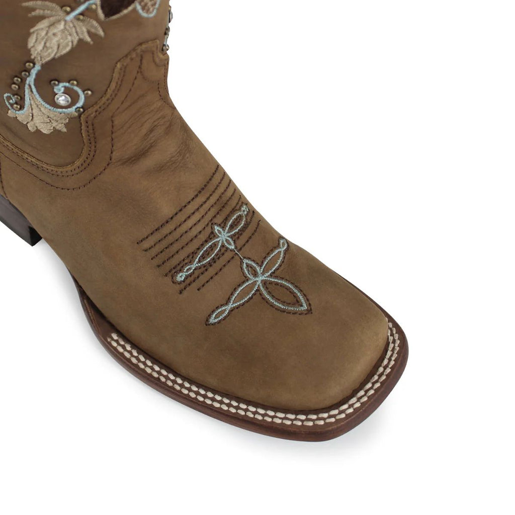 BOTA VAQUERA PARA DAMA DE PIEL MODELO ESPECIAL