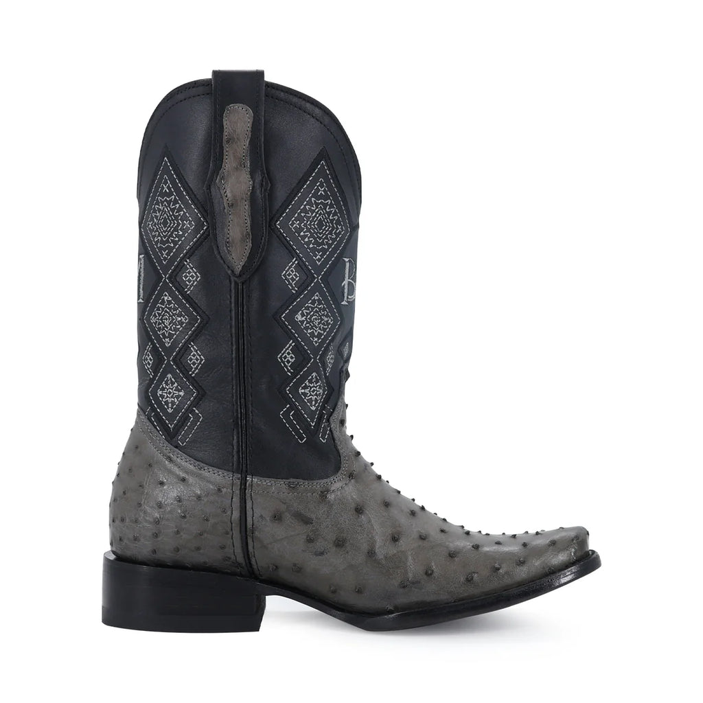 BOTA VAQUERA DUBAI AVESTRUZ GRIS