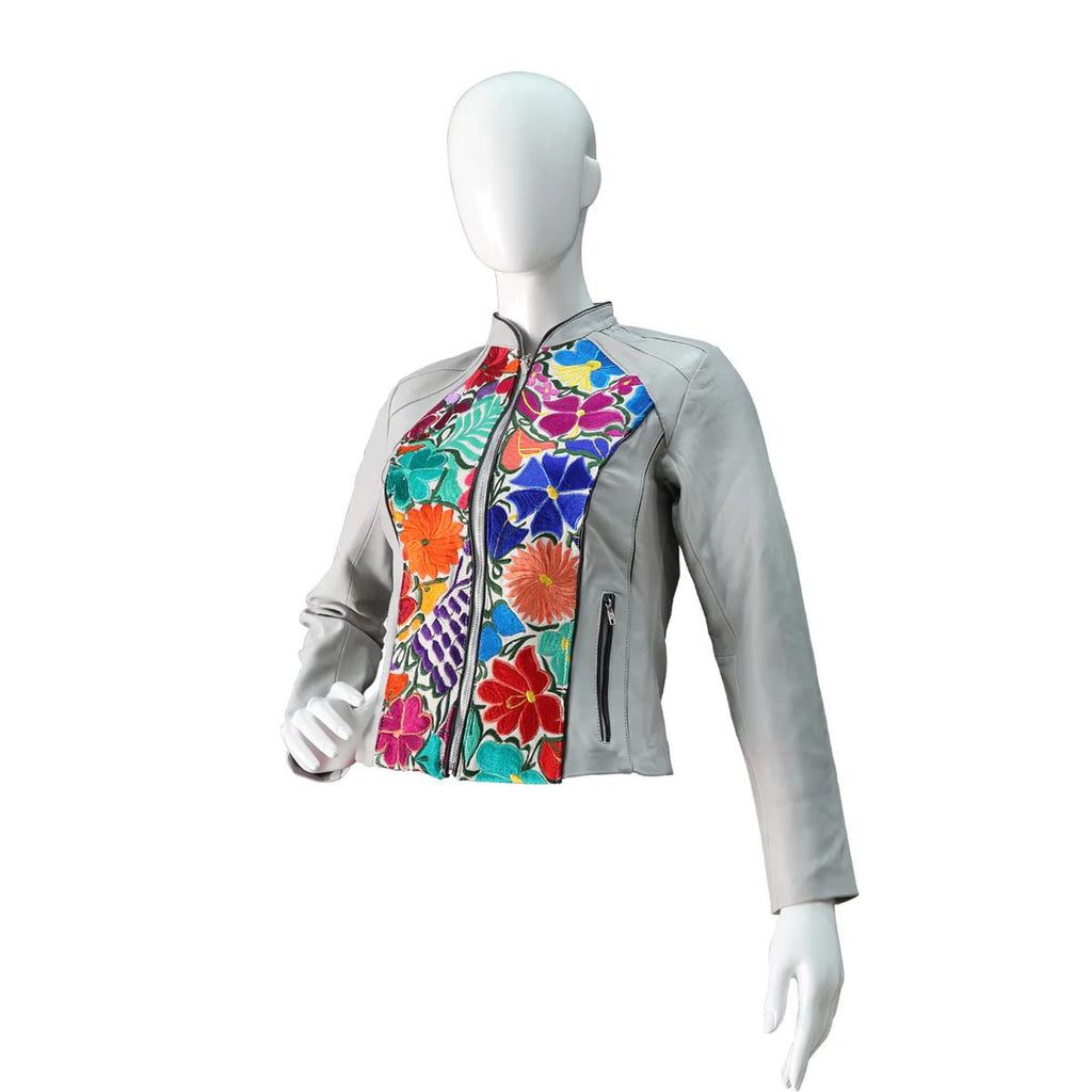 CHAMARRA BORREGO FLORES HIELO