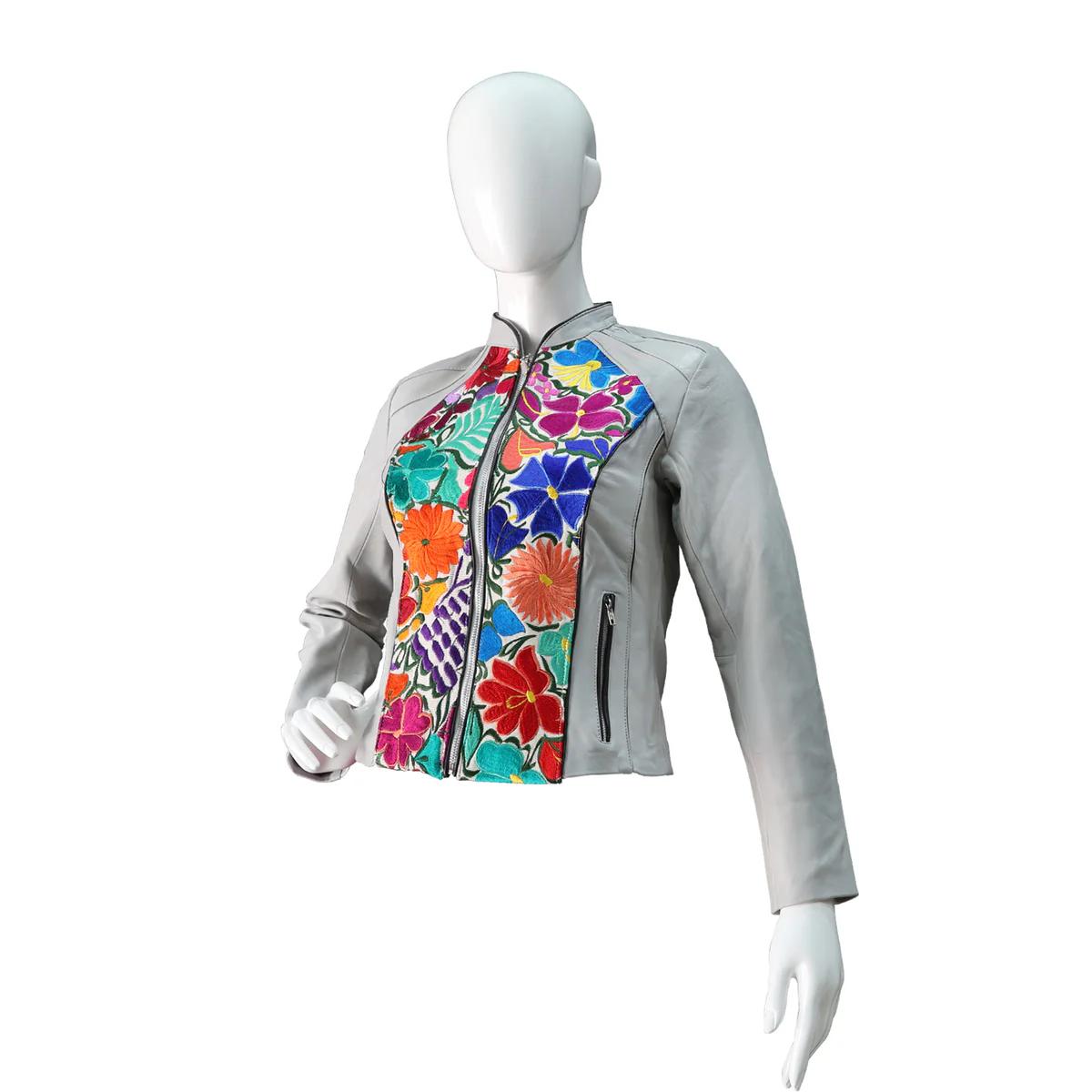 CHAMARRA BORREGO FLORES HIELO