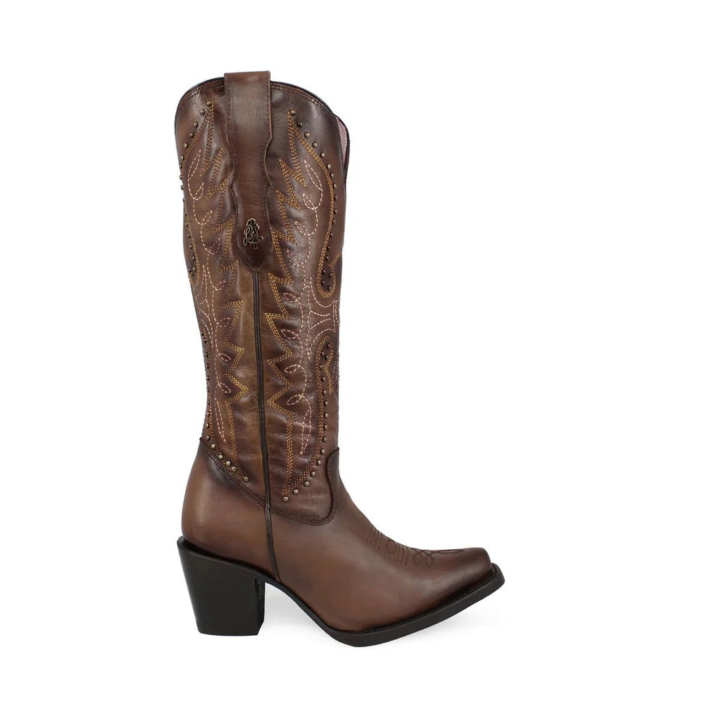 BOTA VAQUERA PARA DAMA DE PIEL MODELO LIBERTY ALTA