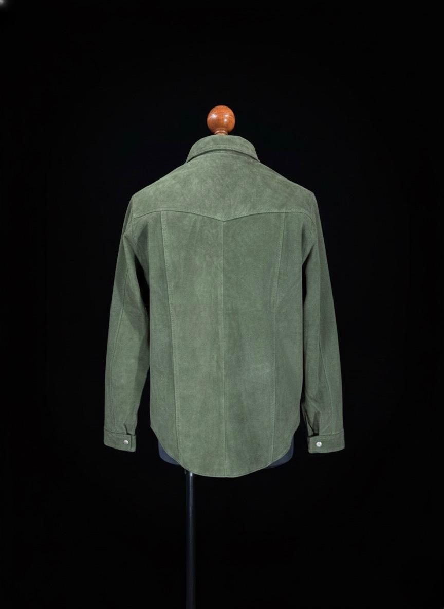 Camisola Verde Olivo Gamuza