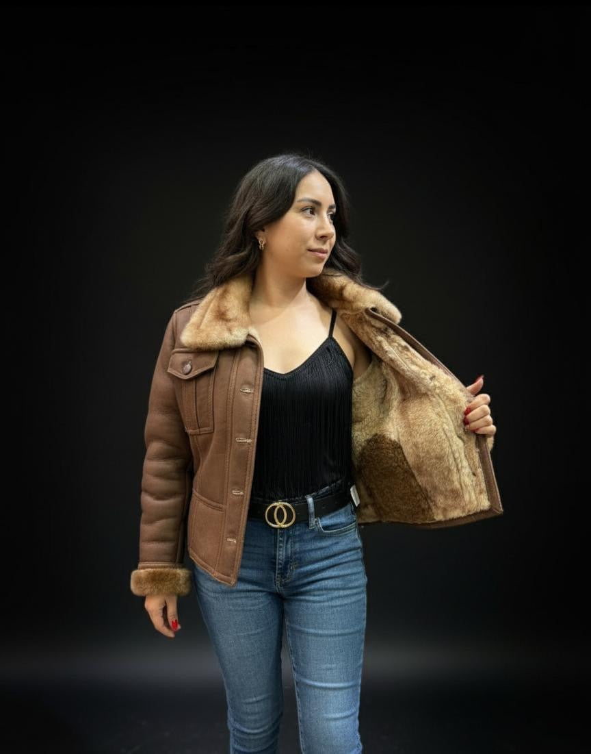 Zara caramelo puntas