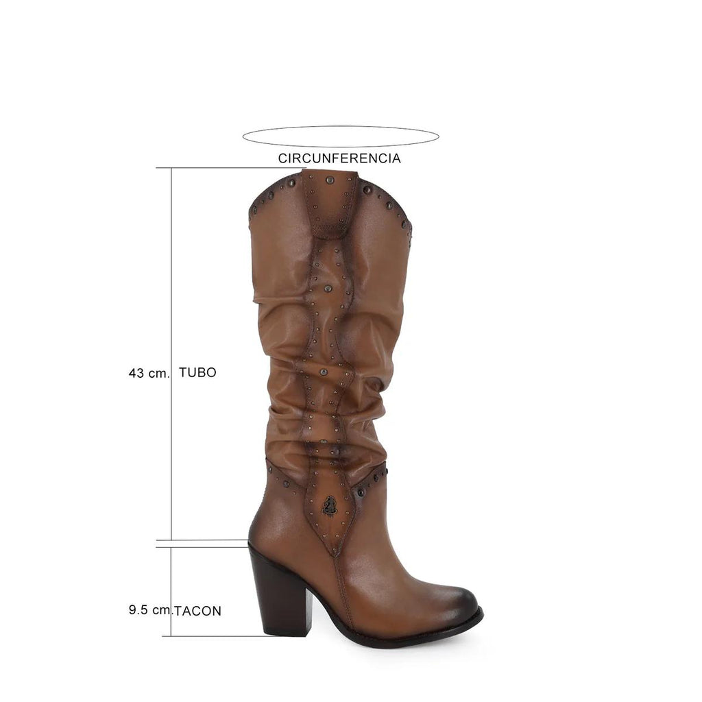 BOTA CASUAL PARA DAMA DE PIEL MODELO ENVIDIA