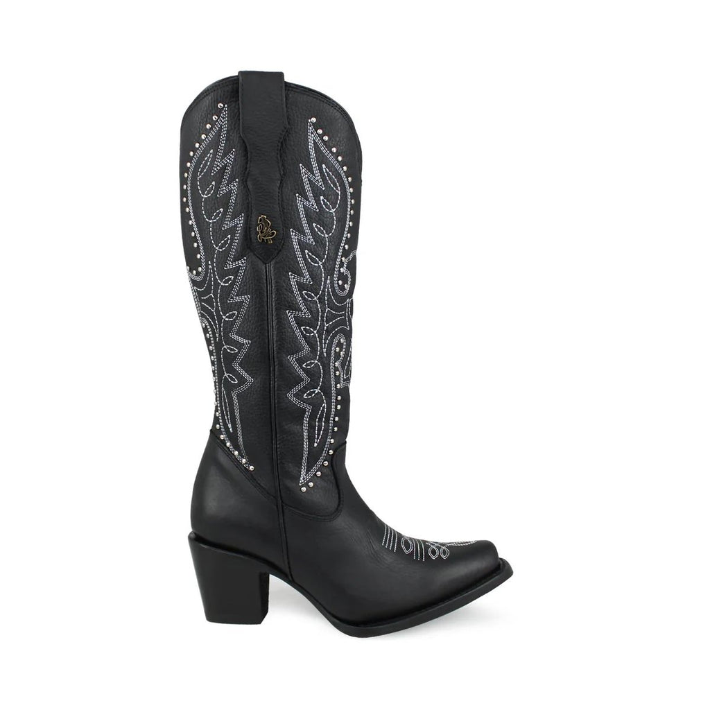 BOTA VAQUERA PARA DAMA DE PIEL MODELO LIBERTY ALTA