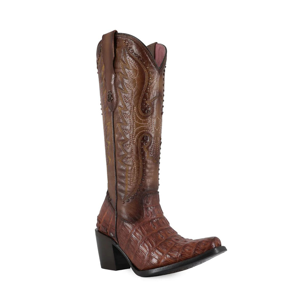 BOTA VAQUERA PARA DAMA DE PIEL CAIMAN MODELO LIBERTY