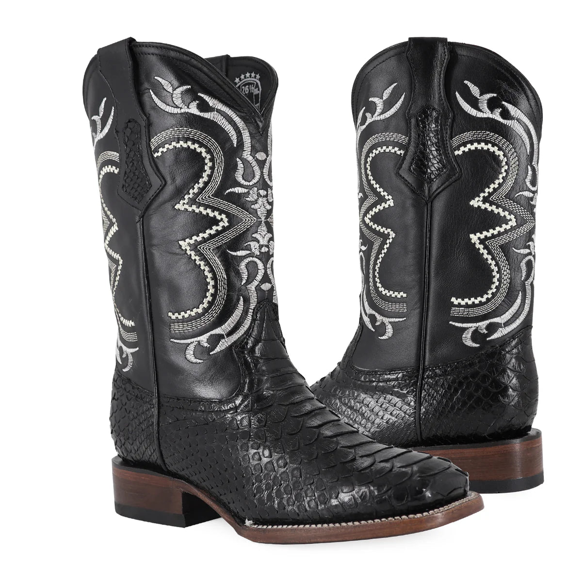 BOTA VAQUERA BULLDOG PITÓN NEGRO