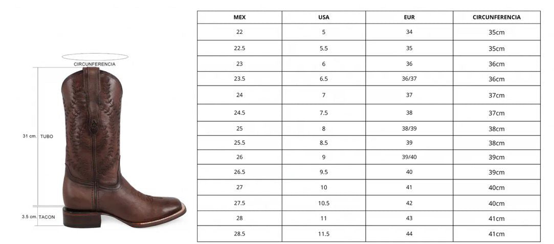 BOTA VAQUERA PARA DAMA DE PIEL MODELO ORGULLOSA