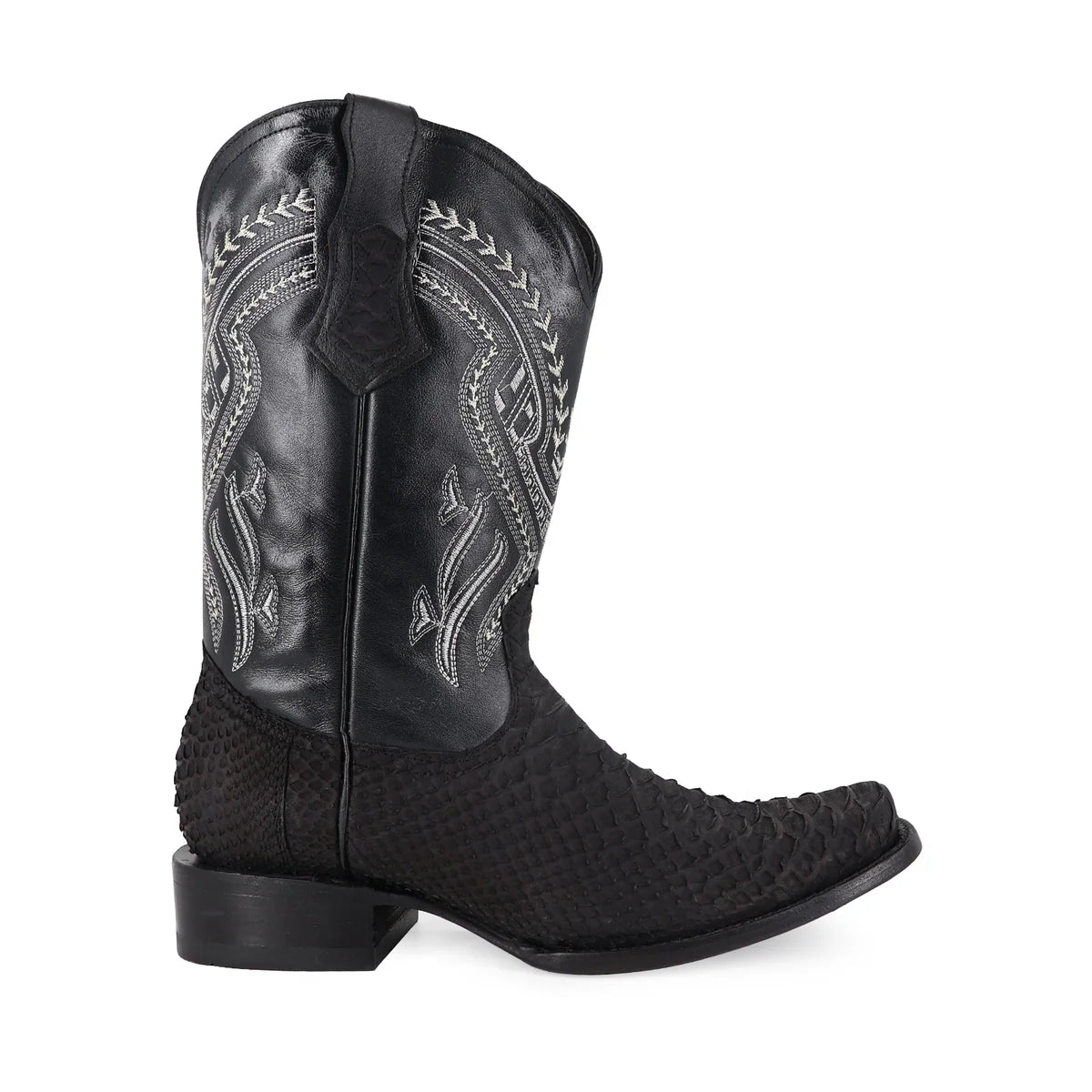 BOTA VAQUERA DUBÁI PITÓN NOBUCK NEGRO