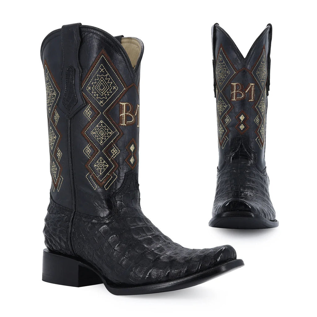 BOTA VAQUERA DUBAI COCO PANZA NEGRO