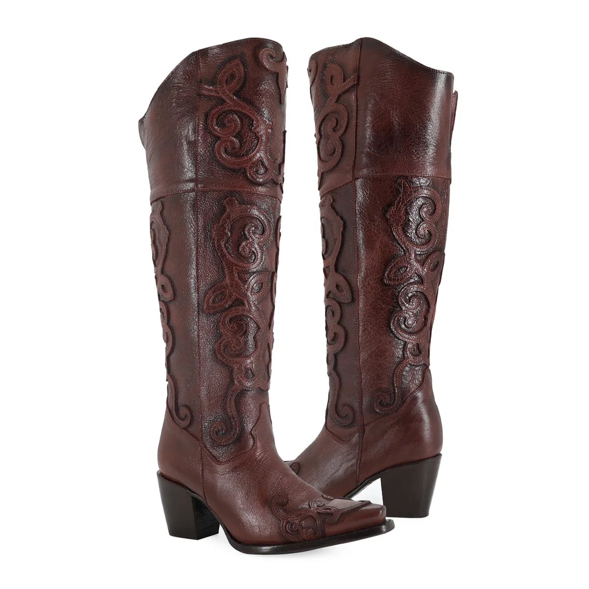 BOTA VAQUERA PARA DAMA DE PIEL MODELO MARBELLA