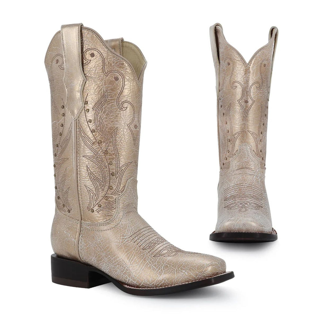 BOTA VAQUERA PARA DAMA DE PIEL MODELO CAYENA