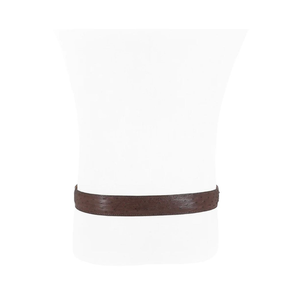 CINTURON VAQUERO PARA HOMBRE EN PIEL DE AVESTRUZ