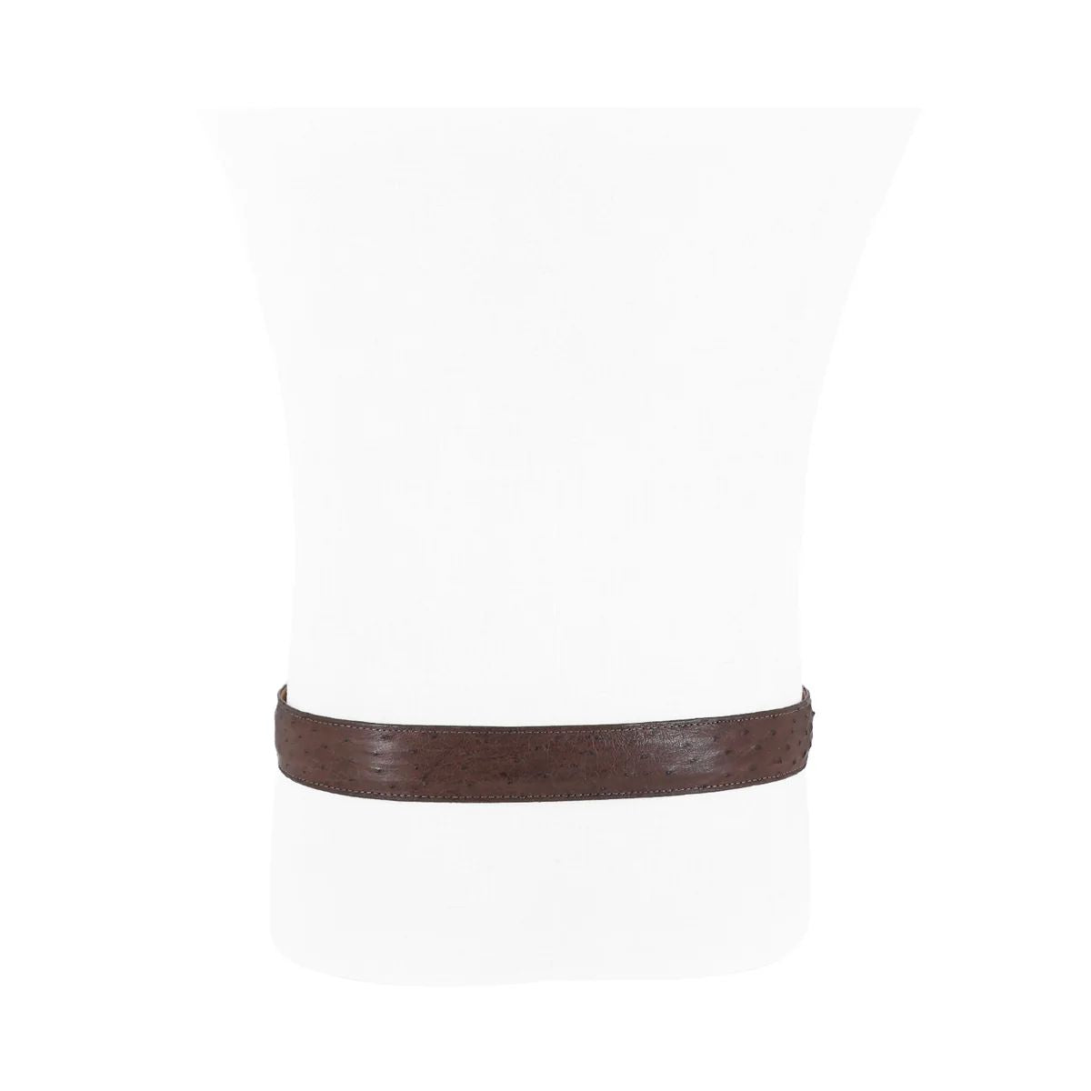 CINTURON VAQUERO PARA HOMBRE EN PIEL DE AVESTRUZ