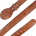 CINTURON HEBILLA VAQ PARA HOMBRE EN PIEL DE COCODRILO