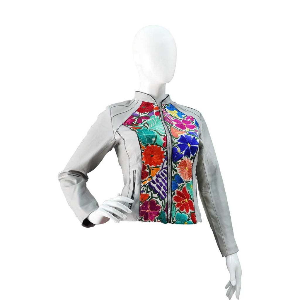 CHAMARRA BORREGO FLORES HIELO