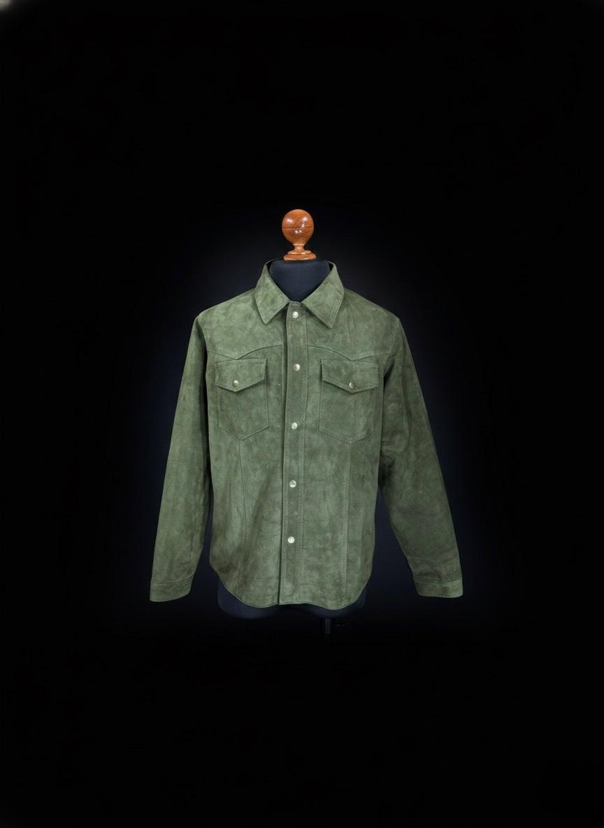 Camisola Verde Olivo Gamuza