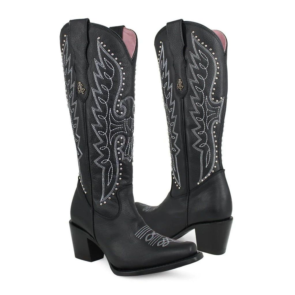 BOTA VAQUERA PARA DAMA DE PIEL MODELO LIBERTY ALTA