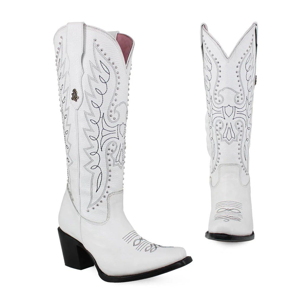 BOTA VAQUERA PARA DAMA DE PIEL MODELO LIBERTY ALTA