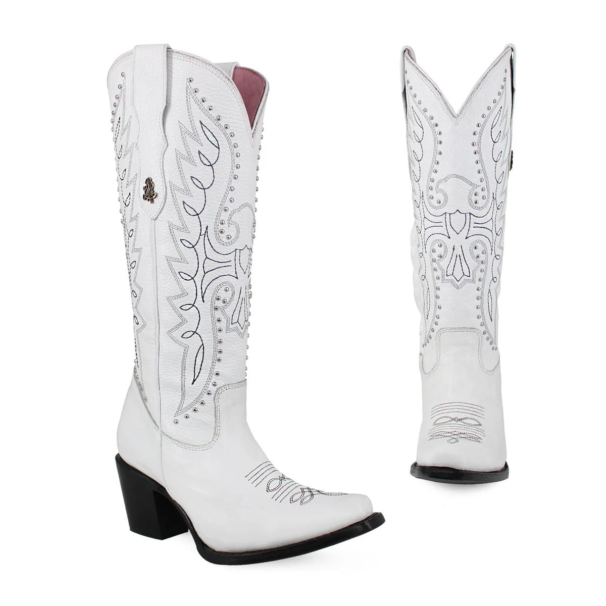 BOTA VAQUERA PARA DAMA DE PIEL MODELO LIBERTY ALTA