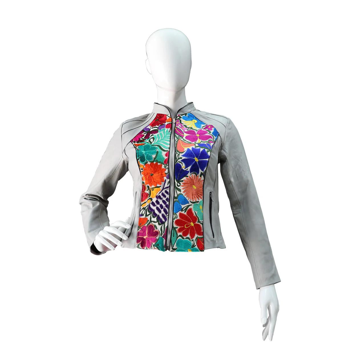 CHAMARRA BORREGO FLORES HIELO