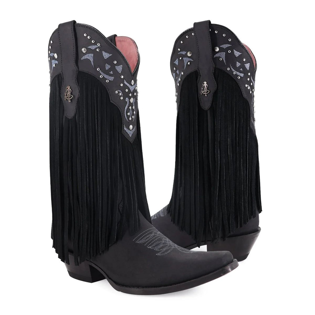 BOTA VAQUERA PARA DAMA DE PIEL MODELO FORAJIDA