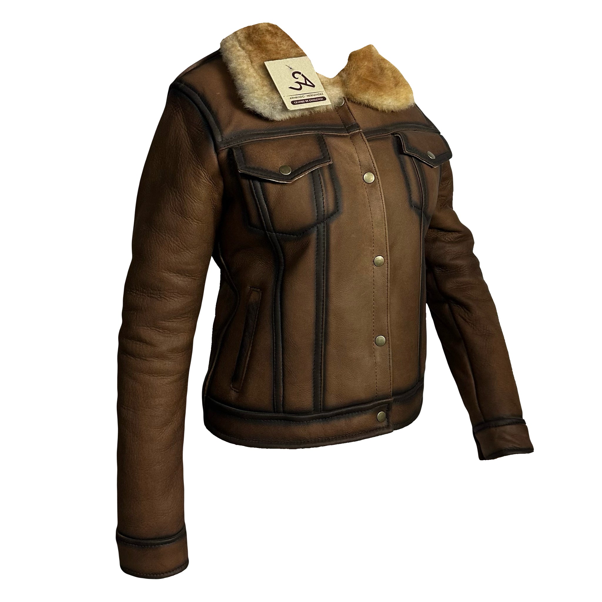 Trucker caramelo sombreada