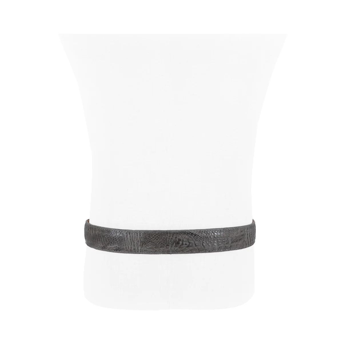 CINTURON HEBILLA VAQ PARA HOMBRE EN PIEL DE COCODRILO