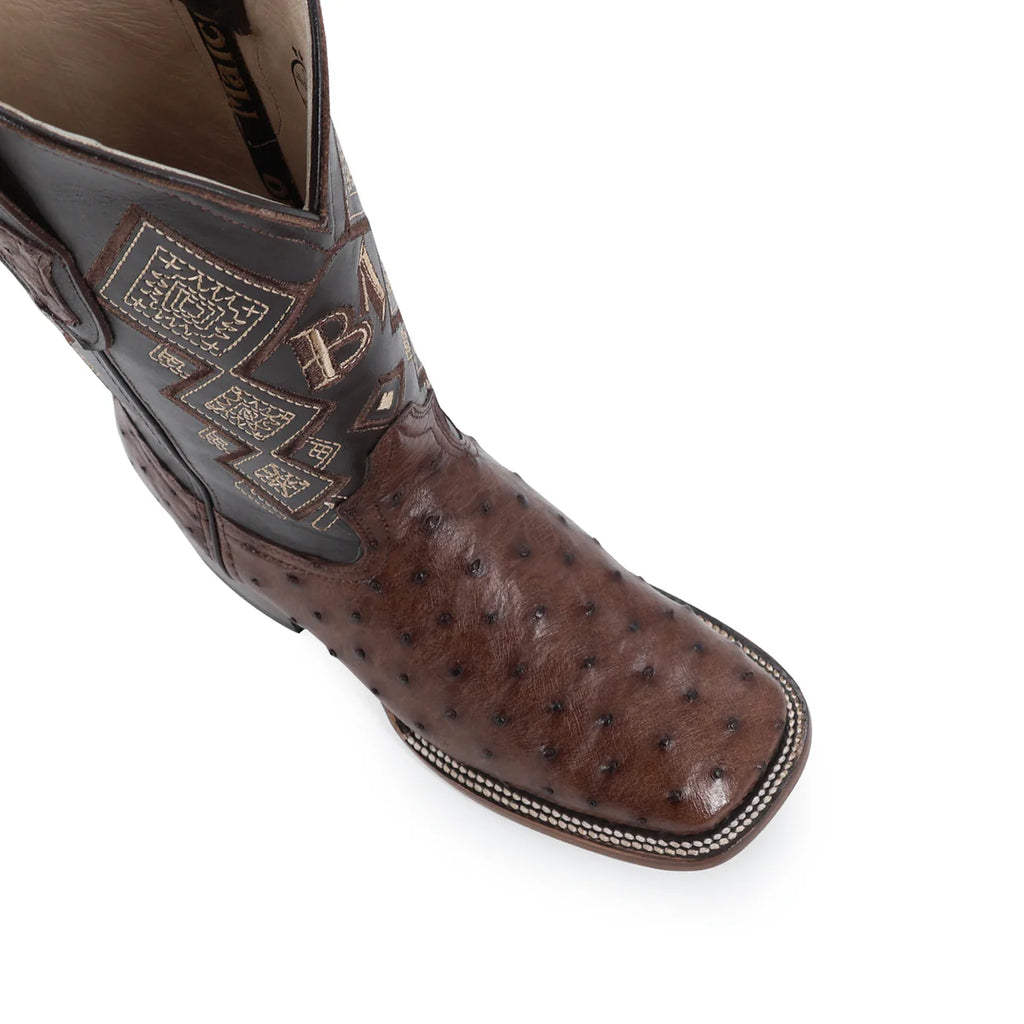 BOTA VAQUERA BULLDOG AVESTRUZ CAFE