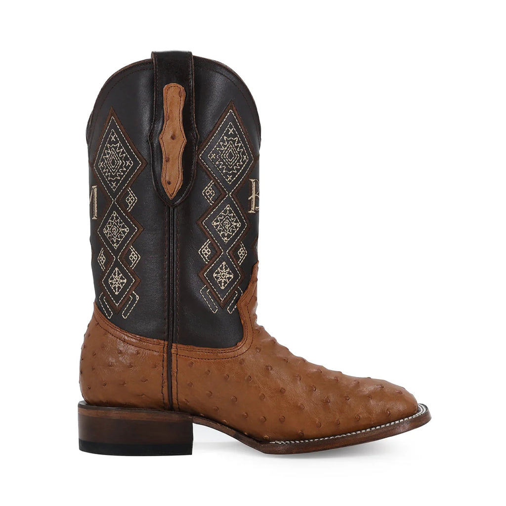 BOTA VAQUERA BULLDOG AVESTRUZ COÑAC