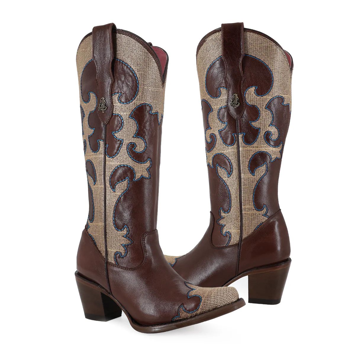 BOTA VAQUERA PARA DAMA DE PIEL MODELO VITTORIA