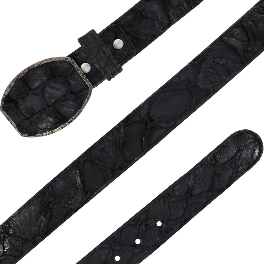 CINTURÓN HEBILLA C PARA HOMBRE EN PIEL DE PESCADO NOBUCK