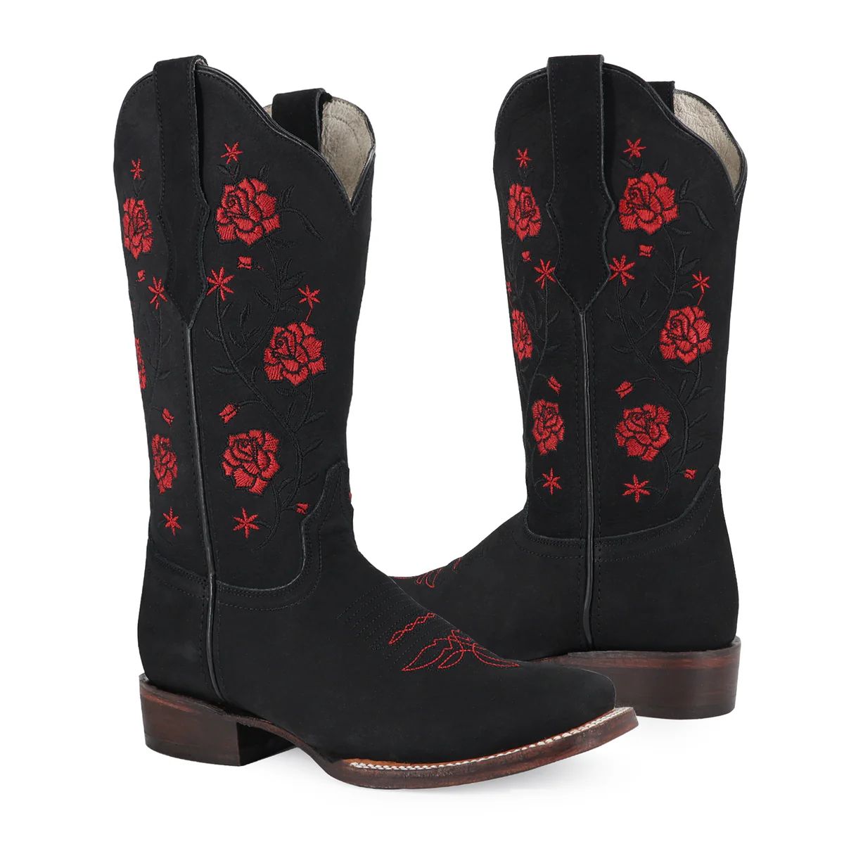 BOTA VAQUERA PARA DAMA DE PIEL MODELO ROSALIA