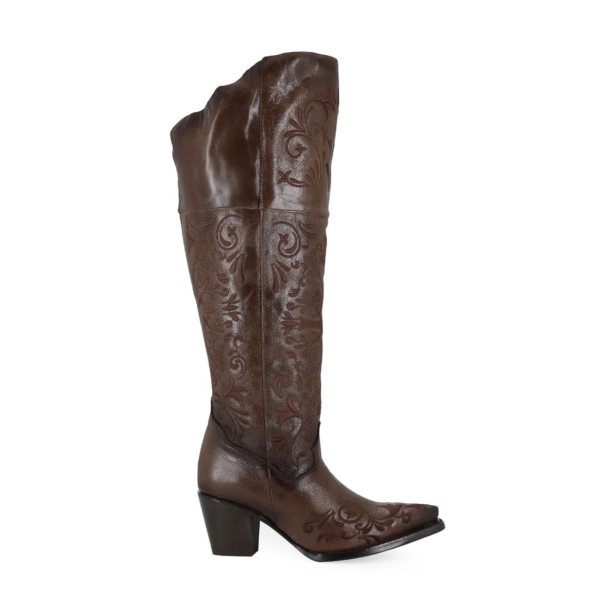 BOTA VAQUERA PARA DAMA DE PIEL MODELO HOLLY