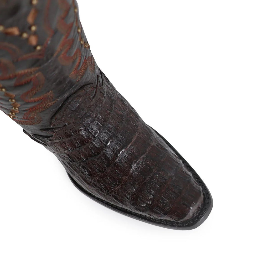 BOTA VAQUERA PARA DAMA DE PIEL CAIMAN MODELO LIBERTY