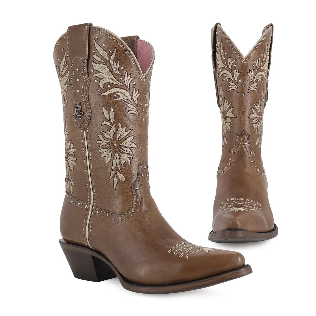 BOTA VAQUERA PARA DAMA DE PIEL MODELO GLORIA