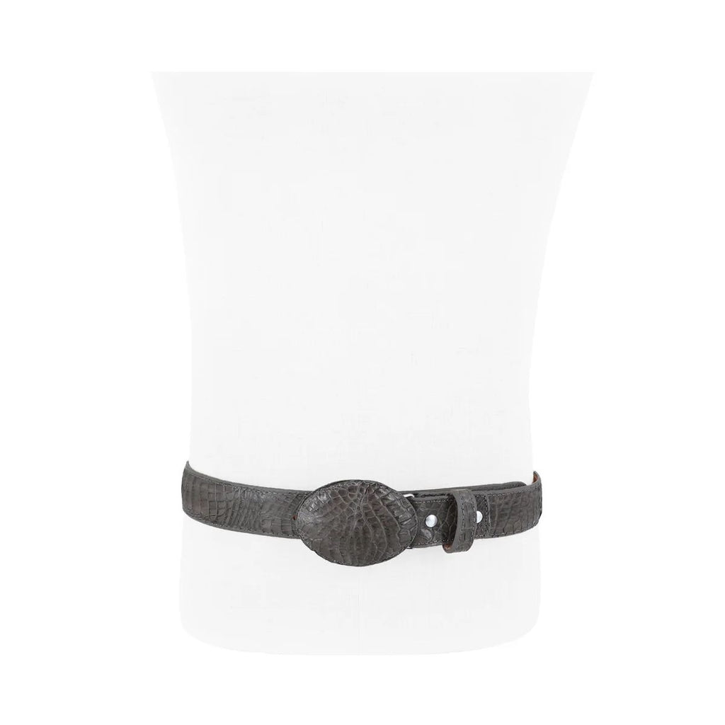 CINTURON HEBILLA VAQ PARA HOMBRE EN PIEL DE COCODRILO