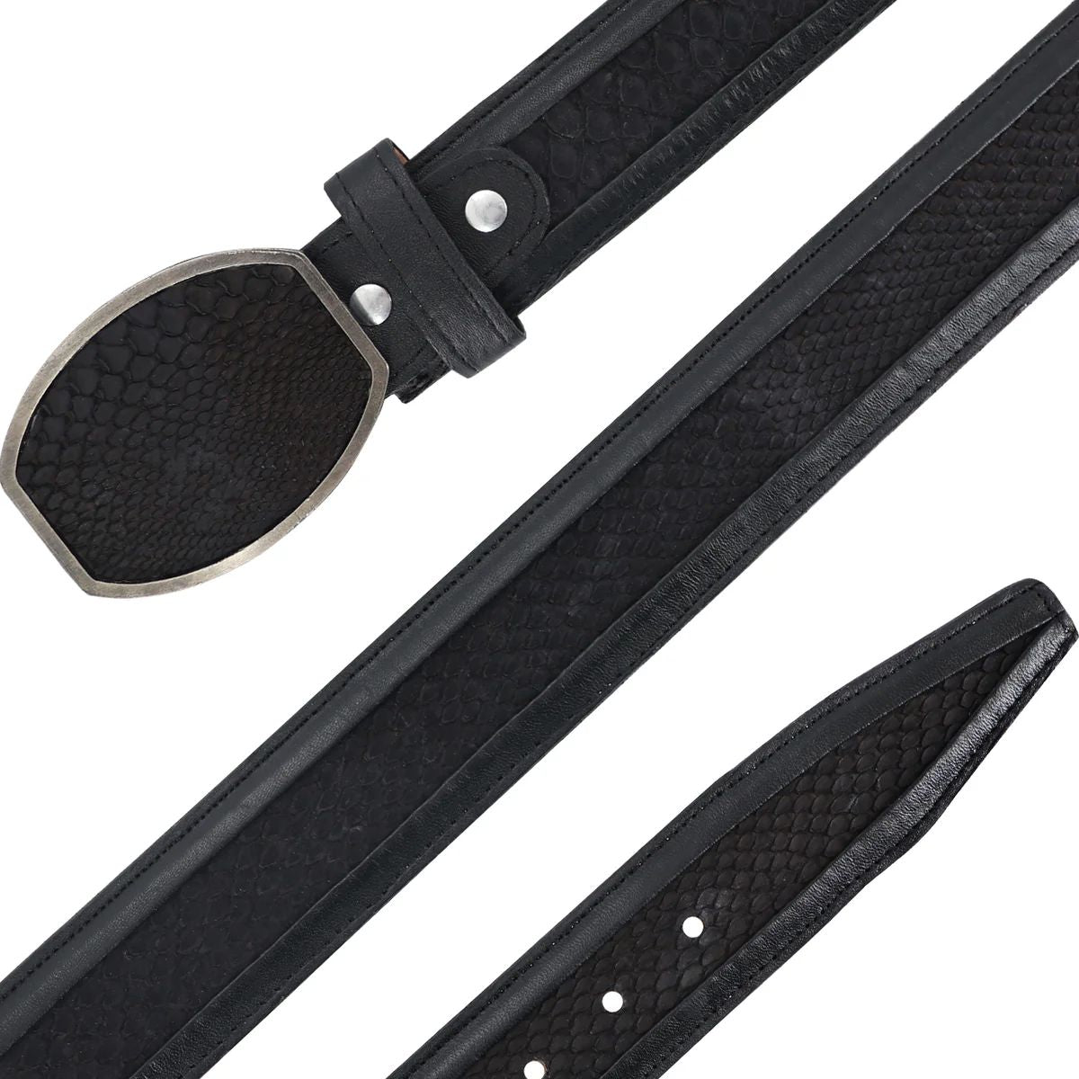 CINTURÓN VAQUERO CABALLERO HEBILLA C