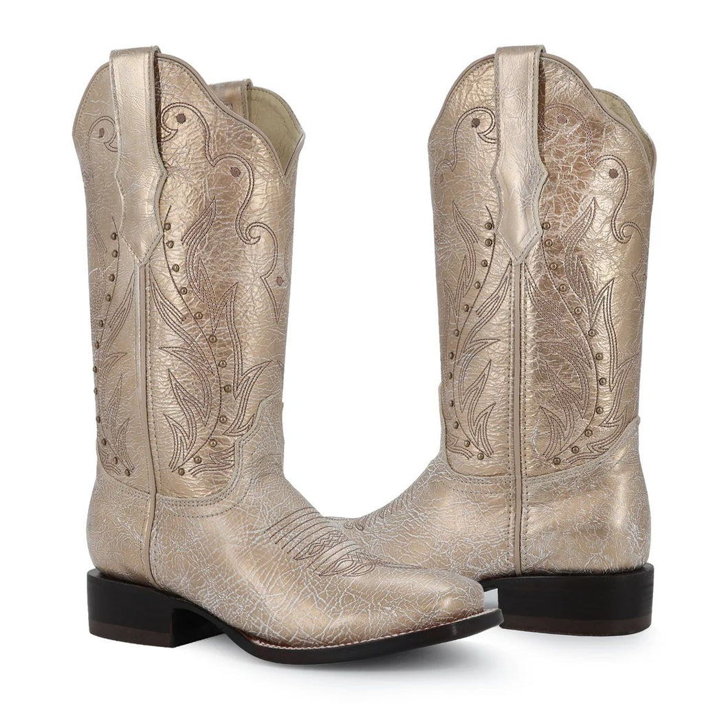 BOTA VAQUERA PARA DAMA DE PIEL MODELO CAYENA