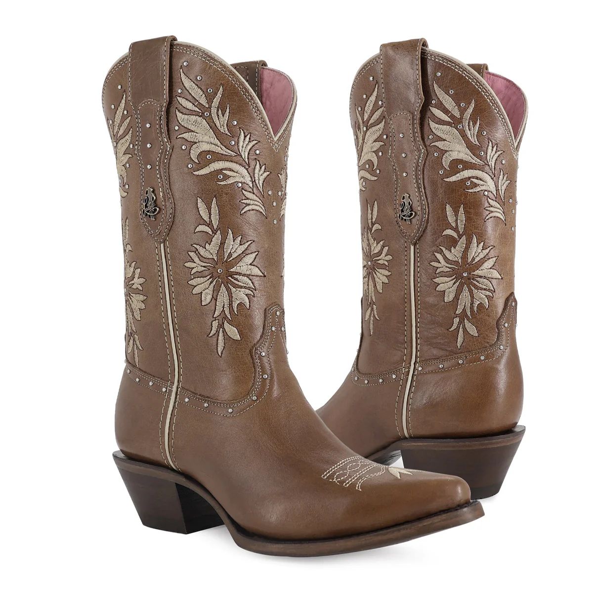 BOTA VAQUERA PARA DAMA DE PIEL MODELO GLORIA