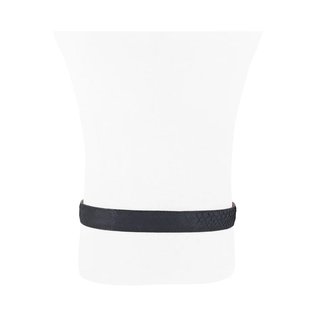 CINTURÓN VAQUERO CON HEBILLA DE METAL PITÓN NOBUCK