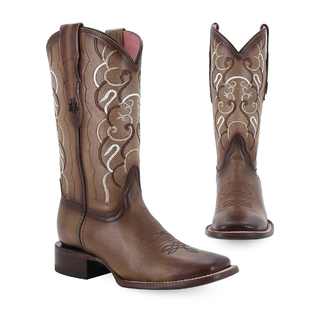 BOTA VAQUERA PARA DAMA DE PIEL MODELO MILENIA