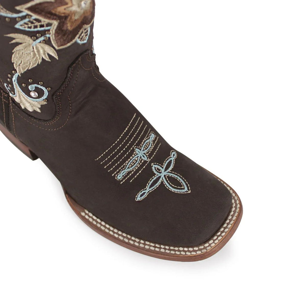 BOTA VAQUERA PARA DAMA DE PIEL MODELO ESPECIAL