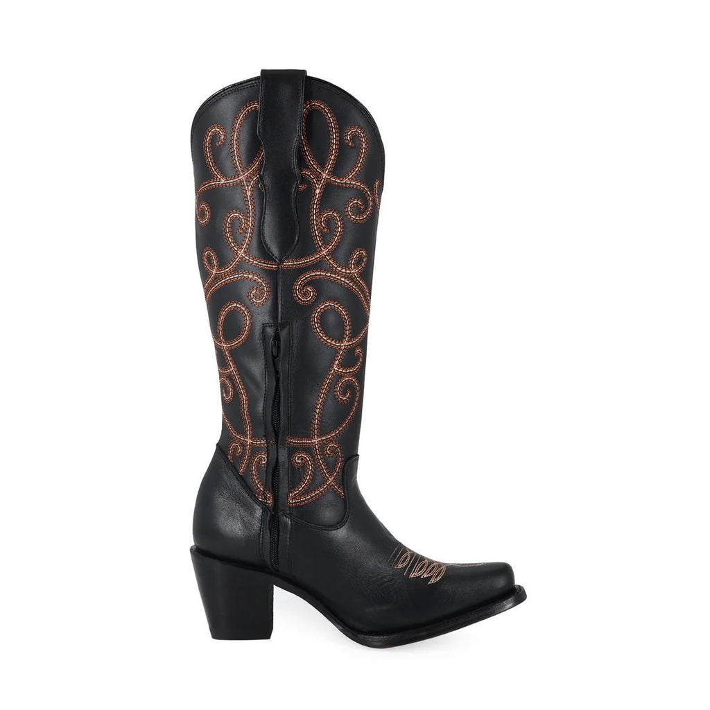 BOTA VAQUERA PARA DAMA DE PIEL MODELO MADDAME