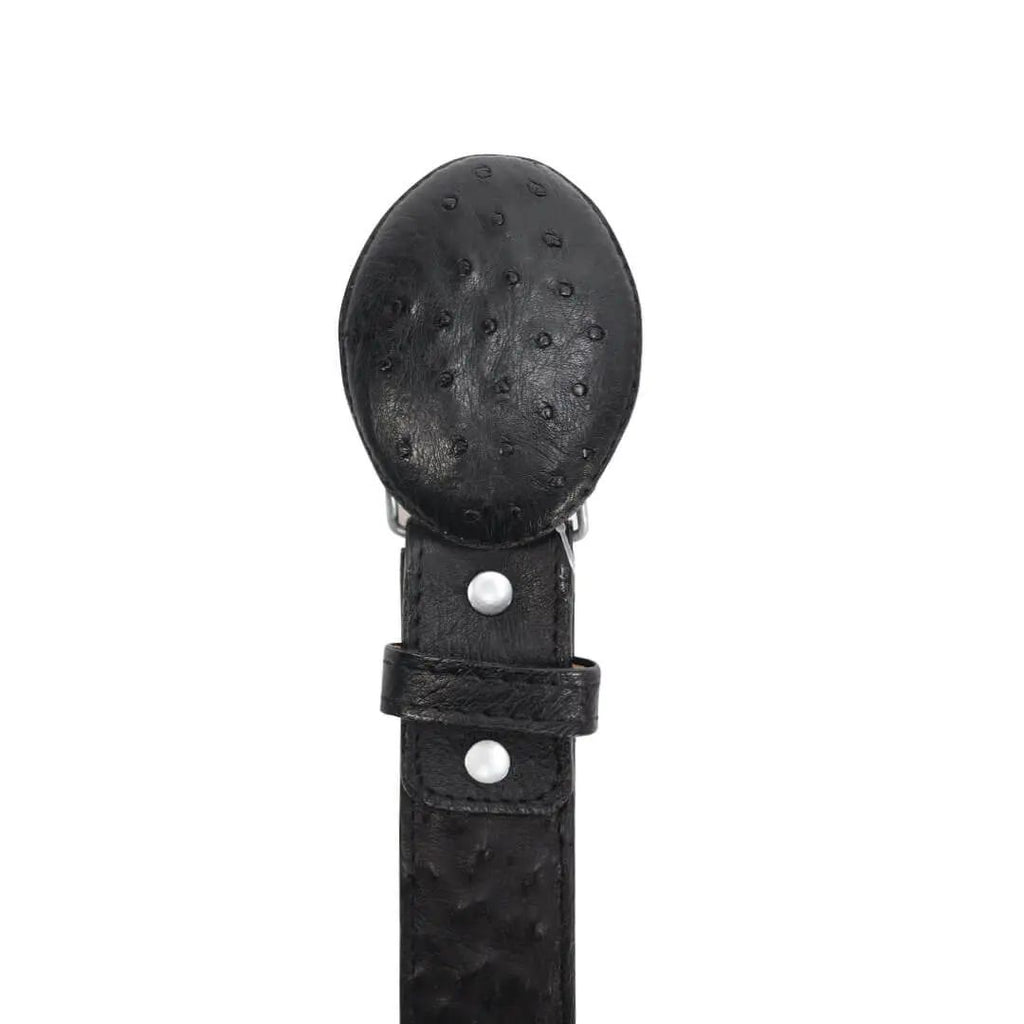 CINTURON VAQUERO PARA HOMBRE EN PIEL DE AVESTRUZ