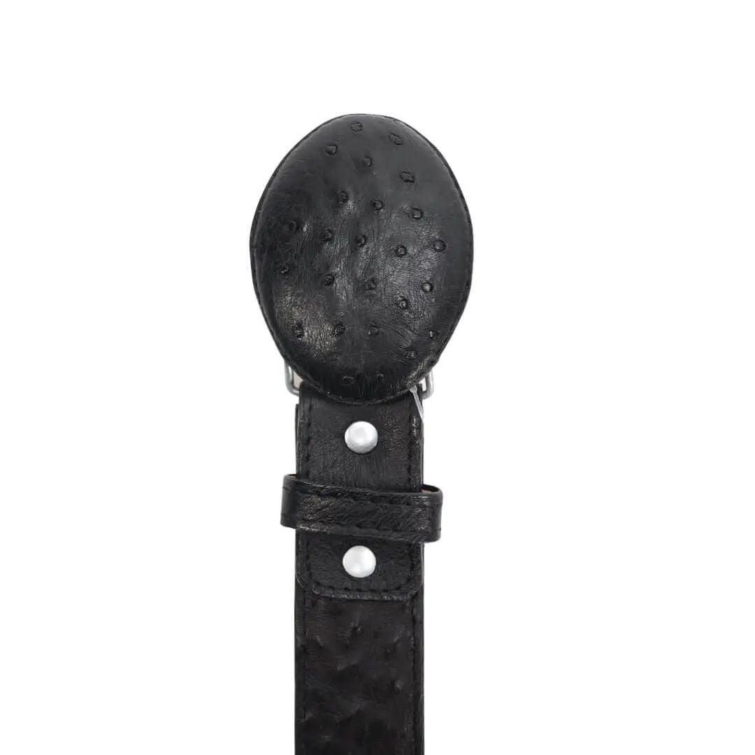 CINTURON VAQUERO PARA HOMBRE EN PIEL DE AVESTRUZ