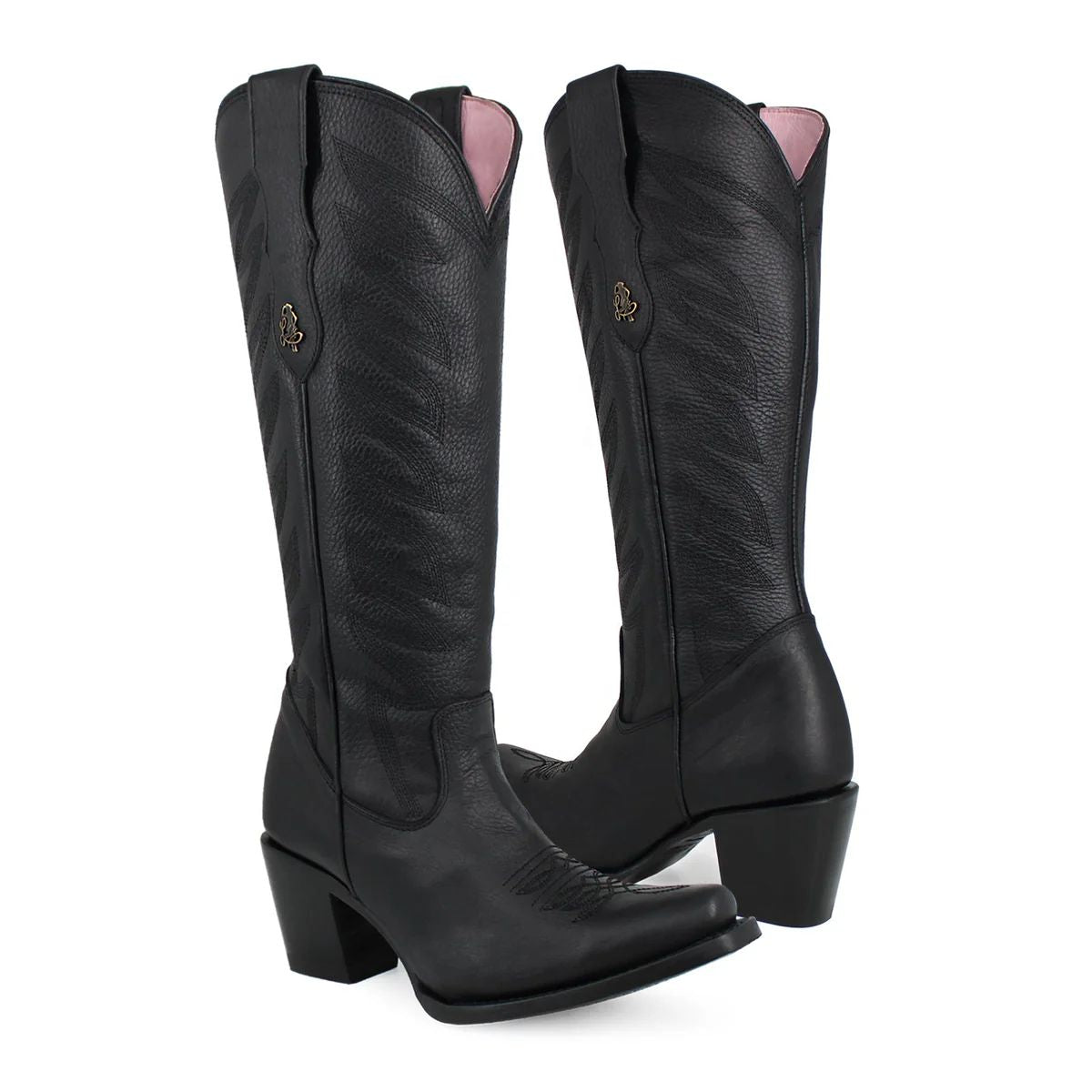 BOTA VAQUERA PARA DAMA DE PIEL MODELO BANDIDA