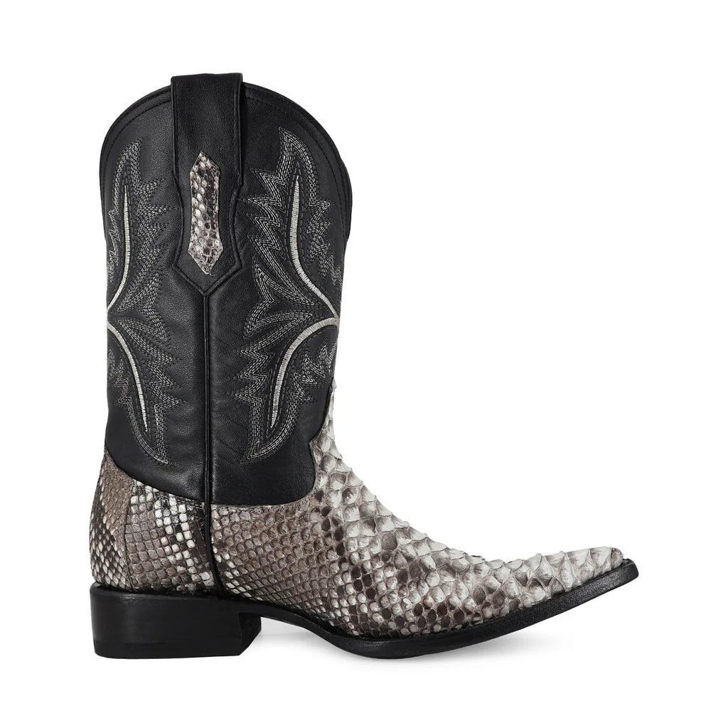 BOTA VAQUERA CHIHUAHUA PITÓN NATURAL