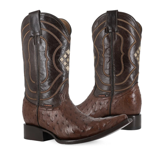 BOTA VAQUERA CHIHUAHUA AVESTRUZ CAFE